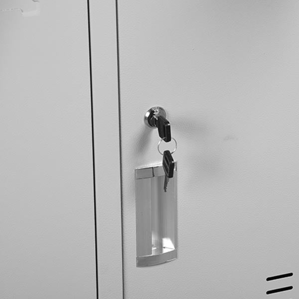 White Steel Wardrobe Armoire Contemporary Hinged Wardrobe Cabinet