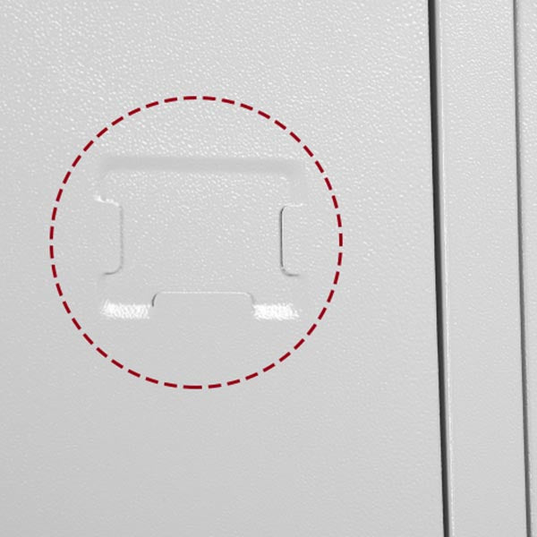 White Steel Wardrobe Armoire Contemporary Hinged Wardrobe Cabinet