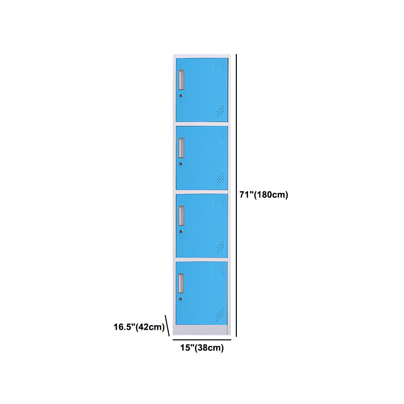 Hinged Steel Wardrobe Cabinet Contemporary Wardrobe Armoire for Home