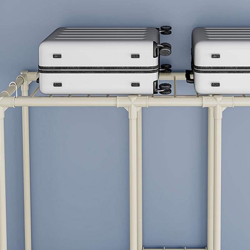 Contemporary Wardrobe Armoire Steel Adjustable Shelves Wardrobe Closet for Bedroom