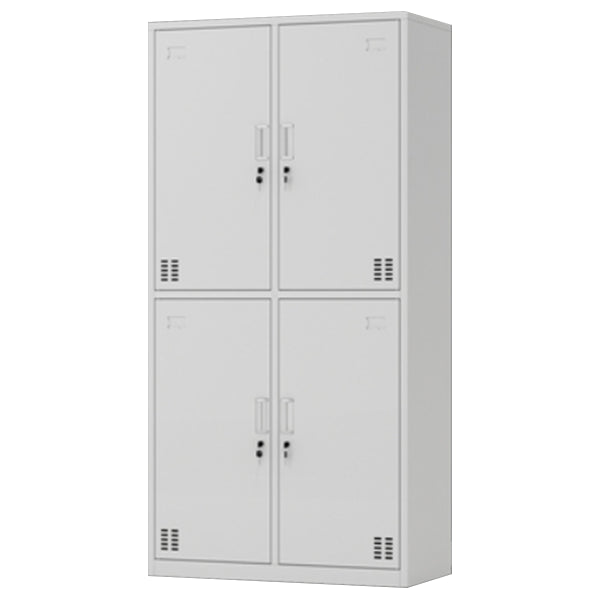 Contemporary Style Wardrobe Armoire Metal Wardrobe Closet with Locks