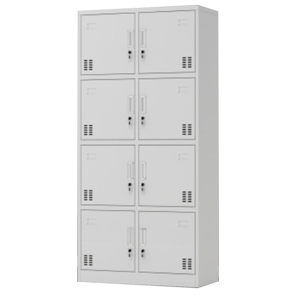 Contemporary Style Wardrobe Armoire Metal Wardrobe Closet with Locks