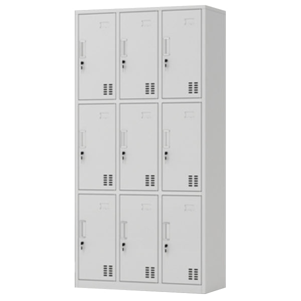 Contemporary Style Wardrobe Armoire Metal Wardrobe Closet with Locks