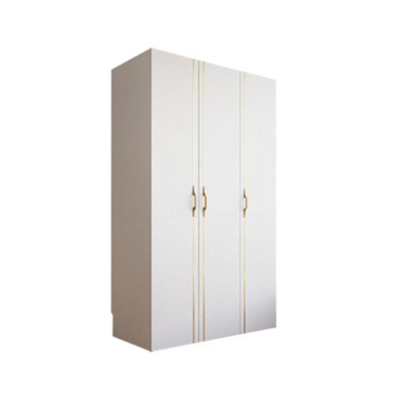 Contemporary Style Wood Wardrobe White Colour Soft Close Drawer Wardrobe Closet