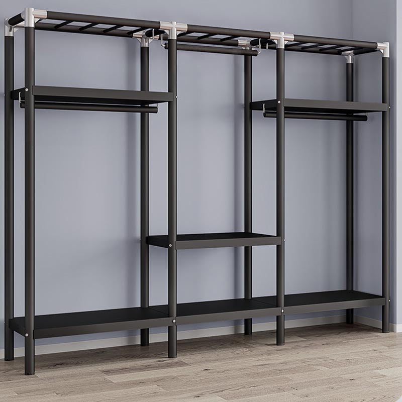 Contemporary Style Wardrobe Armoire Steel Wardrobe Closet with Legs