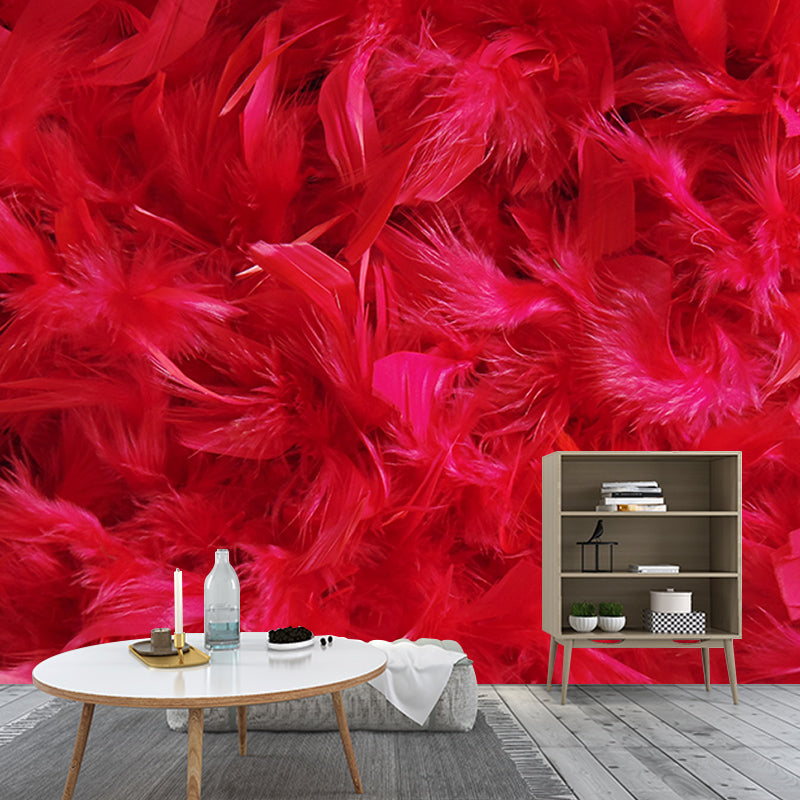 Stain Resistant Wall Mural Feather Contemporary Photography Bedroom Mural