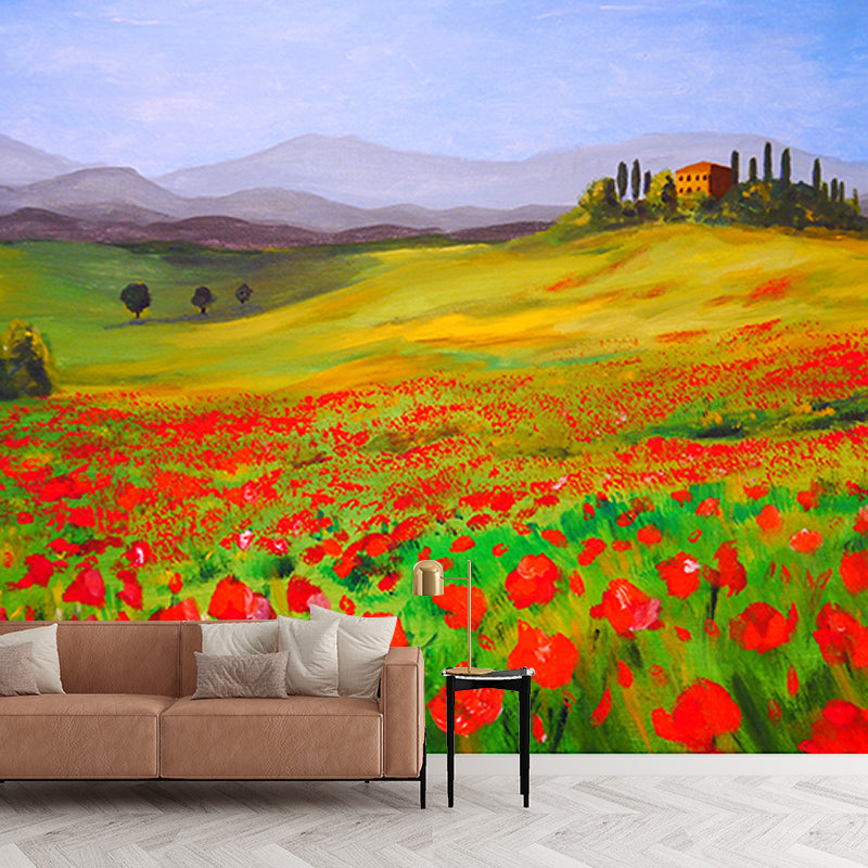 Art Classic Wallpaper Mildew Resistant Painting Illustration Wall Mural