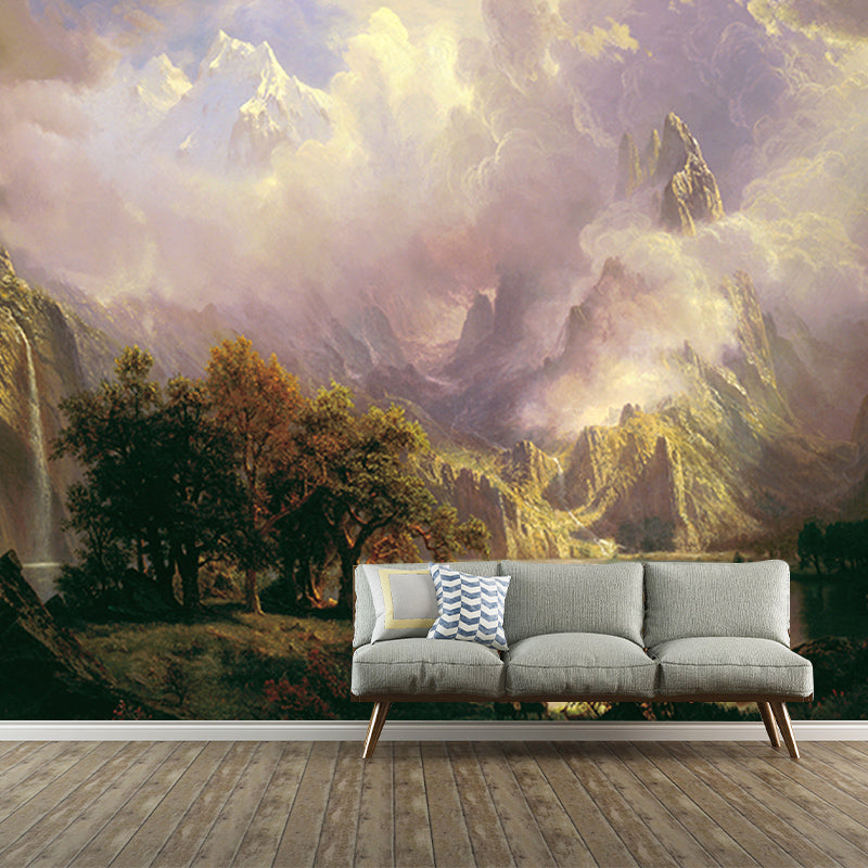 Art Classic Wallpaper Mildew Resistant Painting Illustration Wall Mural