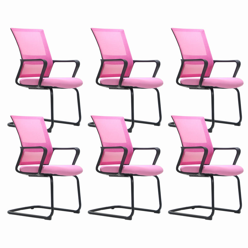 Modern Fixed Arms Office Chair Ergonomic Breathable AirGrid Desk Chair