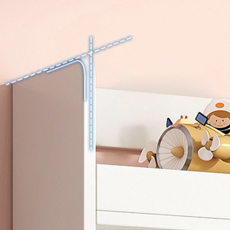 Modern Engineered Wood Bookshelf Standard Vertical Bookcase in Burnish