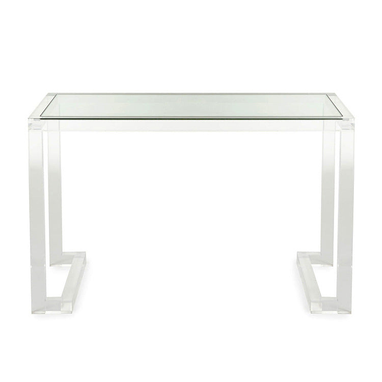 Modern & Contemporary Acrylic Writing Desk Dormitory Writing Desk