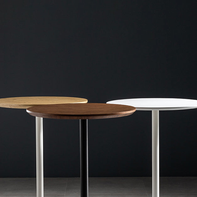 41.3"H Modern Pub Table Solid Wood Bar Height Round Bar Table