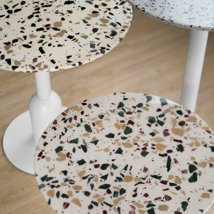 Industrial Style Bar Table Stone Pedestal Base Bar Dining Table for Indoor