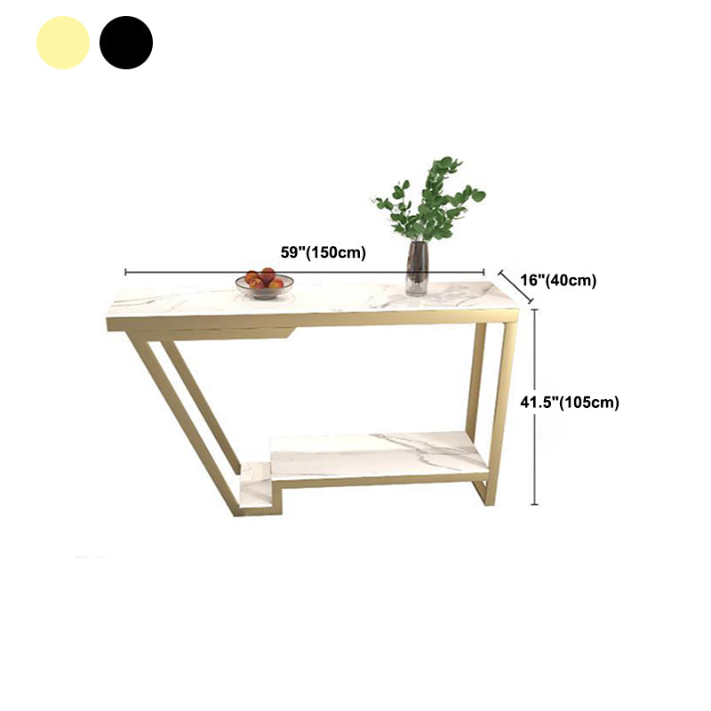 Sintered Stone Top Bar Table Industrial Rectangle Bistro Bar Height Cocktail Table
