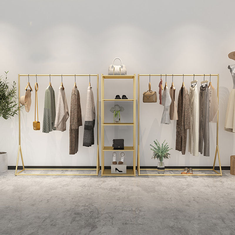 Modern Coat Hanger Metal No Distressed Free Standing Entryway Kit