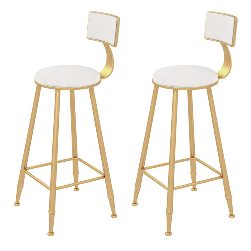 Glam Style 1/2/3 Pieces Bar Table Set Rectangle Bar Table with High Stools for Home