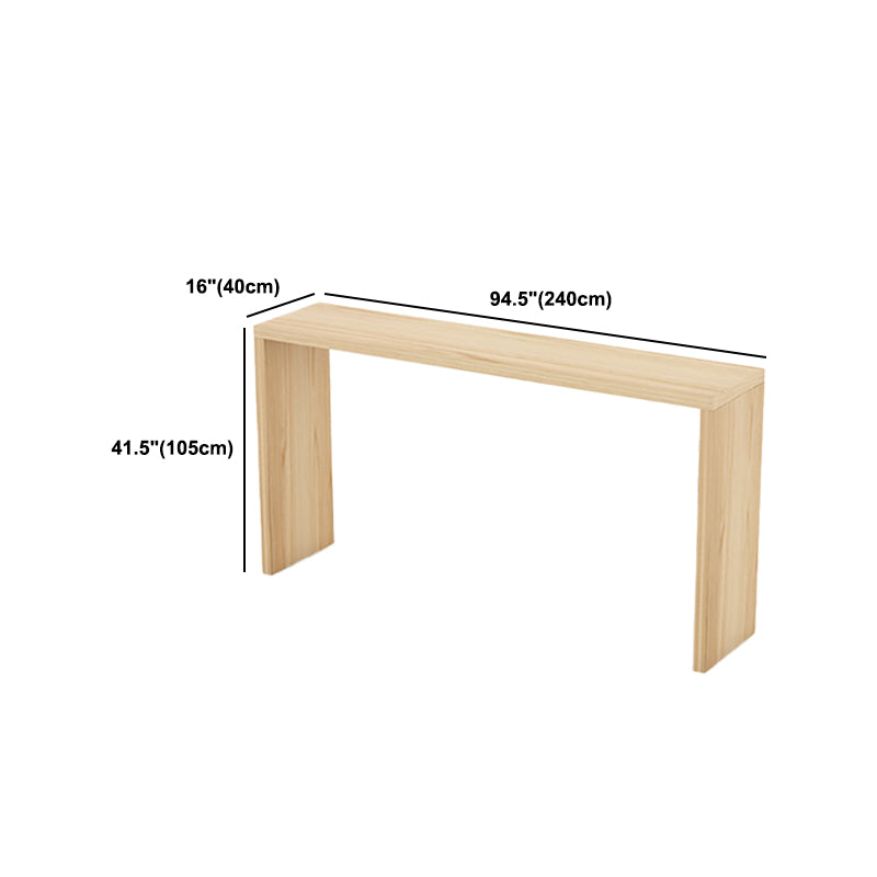 Rectangle Solid Wood Pub Dining Set 1/2/7 Pieces Modern Indoor  Pub Table Set