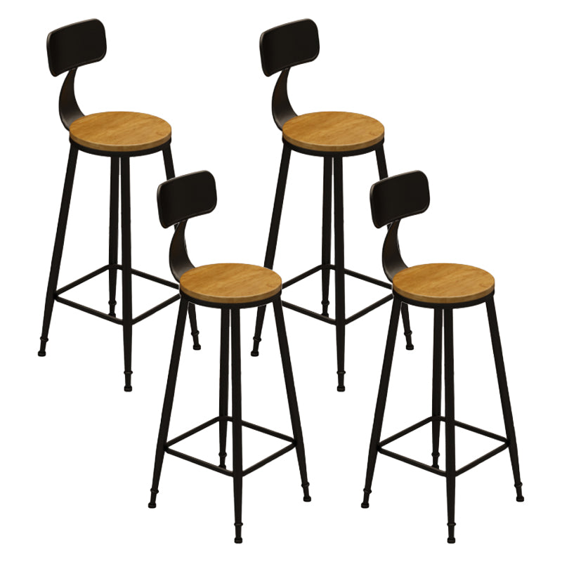 Modern 1/4/6/11 Pieces Bar Table Set Rectangle Pine Wood Counter Table with High Stools