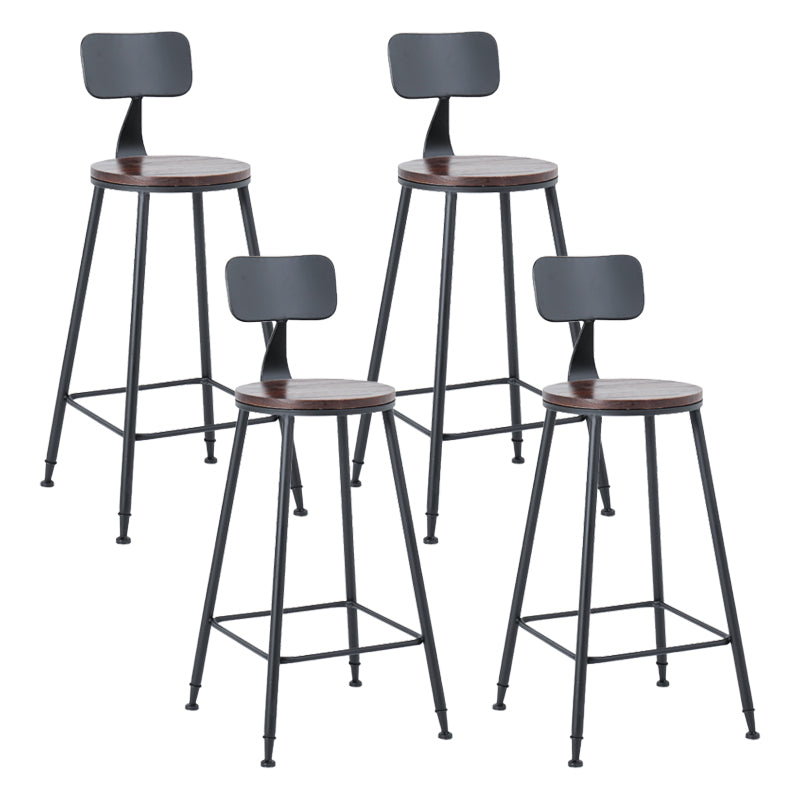 Modern 1/4/6/11 Pieces Bar Table Set Rectangle Pine Wood Counter Table with High Stools