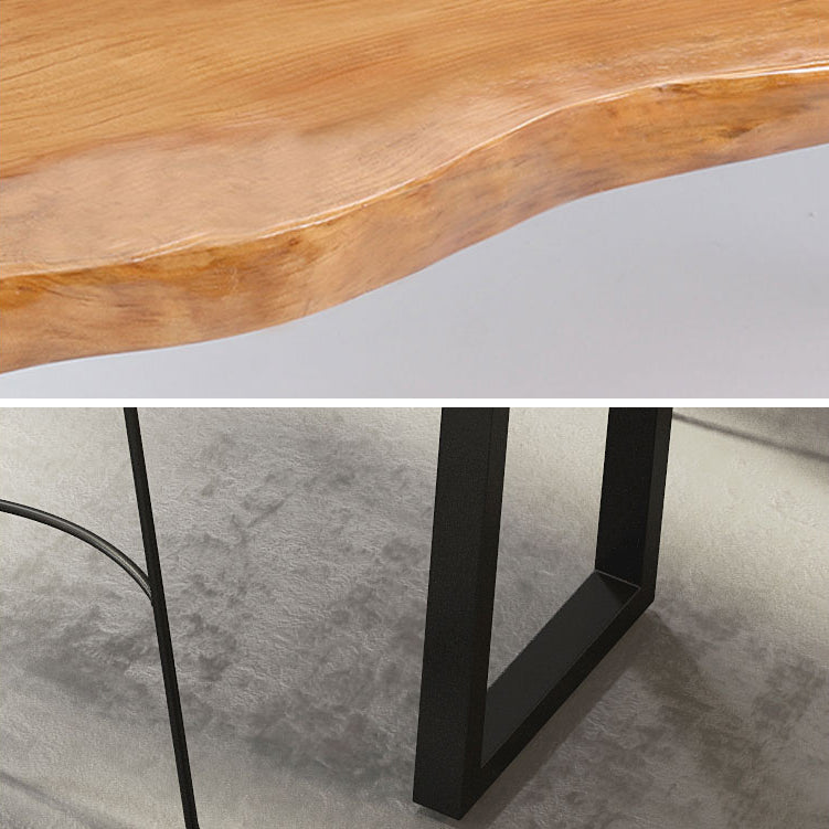 Modern 1/4/7 Pieces Bar Table Set Rectangle Pine Wood Counter Table with Stools for Cafe