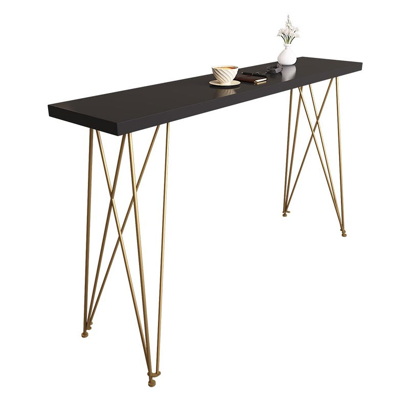 Glam 1/2/3/4 Pieces Reclaimed Wood Bar Table Set Rectangular Counter Set for Home Use