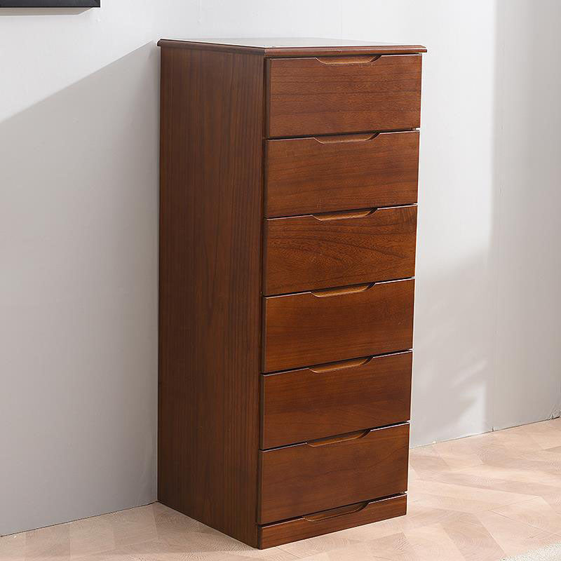 Contemporary Bedroom Storage Chest Wooden Chest with Drawers