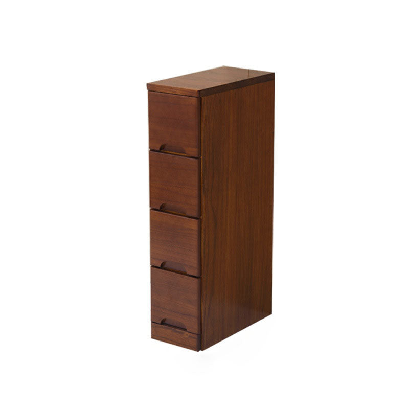 Contemporary Bedroom Storage Chest Wooden Chest with Drawers