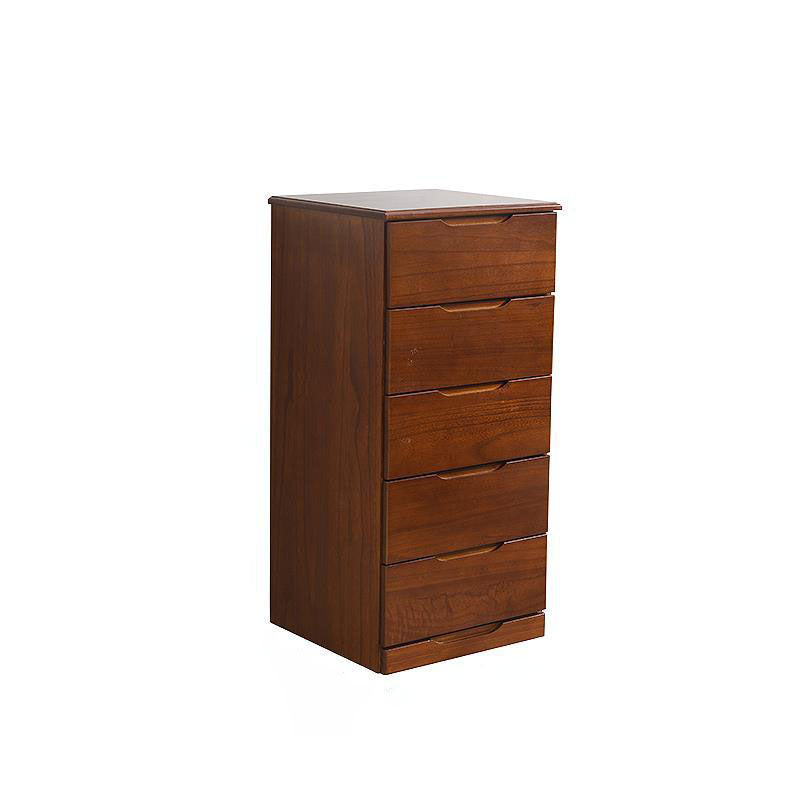 Contemporary Bedroom Storage Chest Wooden Chest with Drawers