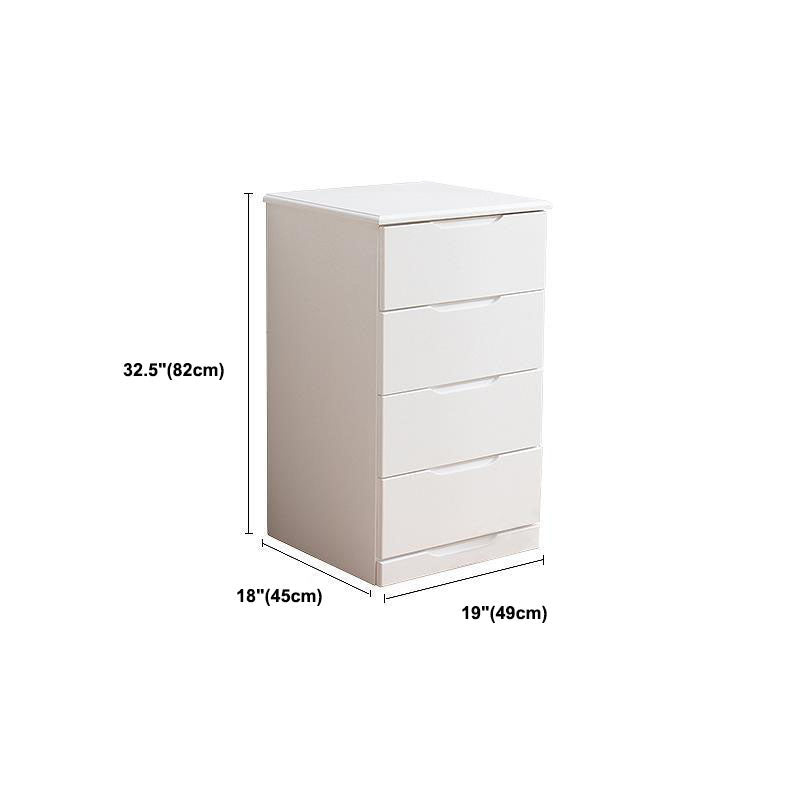 Contemporary Bedroom Storage Chest Wooden Chest with Drawers