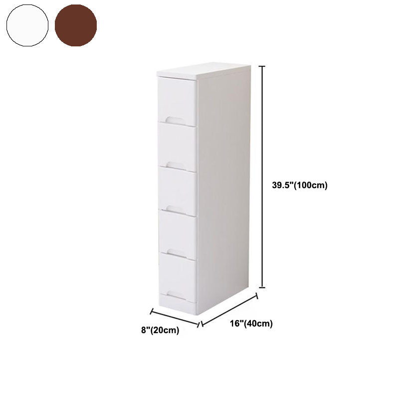 Contemporary Bedroom Storage Chest Wooden Chest with Drawers