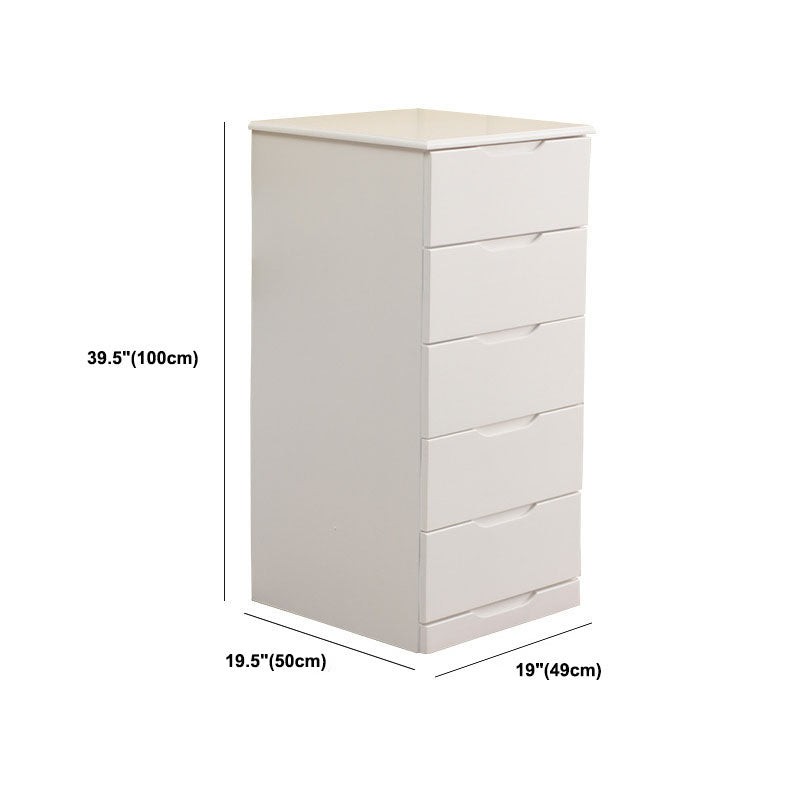 Contemporary Bedroom Storage Chest Wooden Chest with Drawers