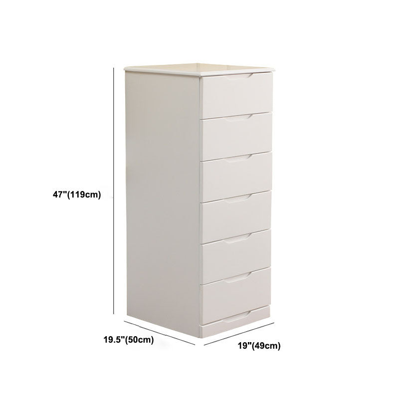 Contemporary Bedroom Storage Chest Wooden Chest with Drawers