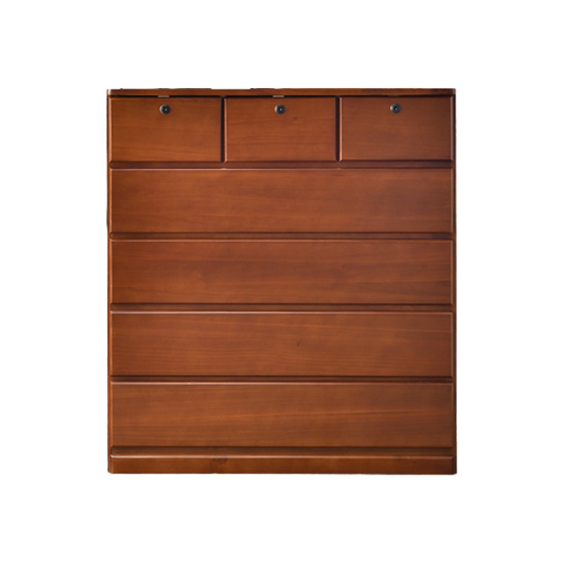 Contemporary Storage Chest Wood Storage Chest Dresser 15.7" W