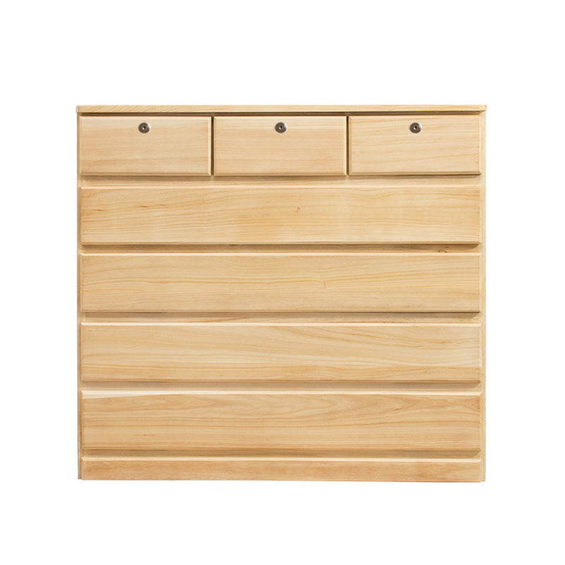 Contemporary Storage Chest Wood Storage Chest Dresser 15.7" W