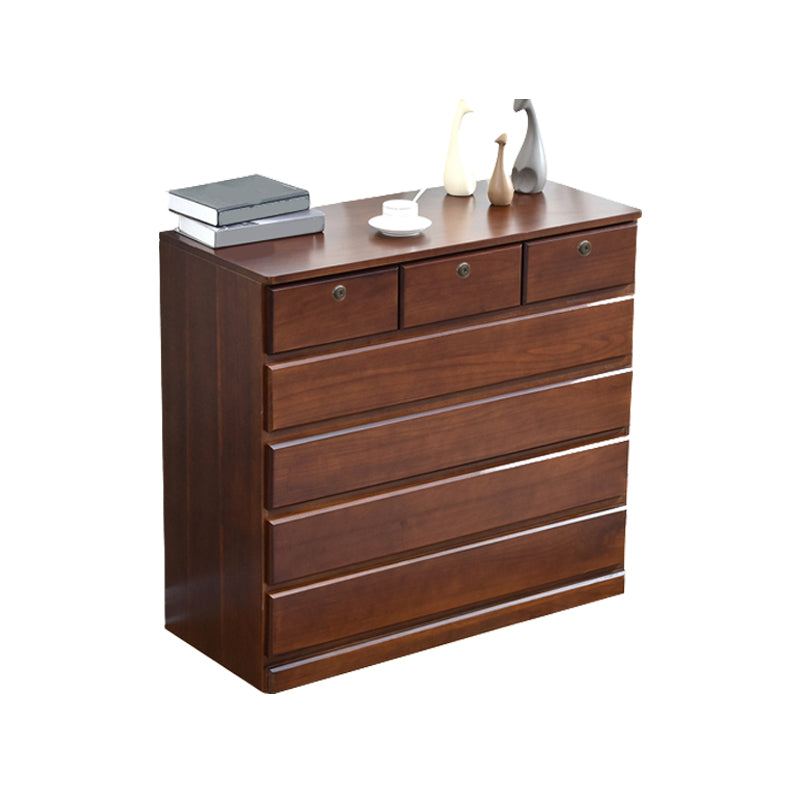 Contemporary Storage Chest Wood Storage Chest Dresser 15.7" W