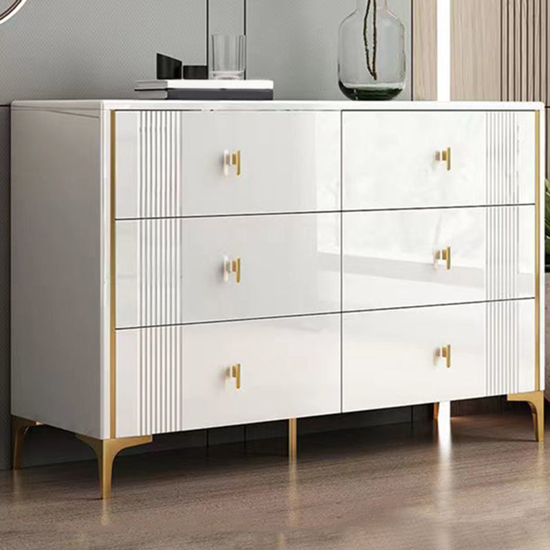 15.6-inch Width Glam Storage Chest Stone Storage Chest Dresser