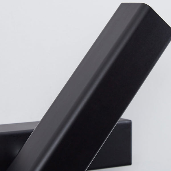 Square Shade Metal Wall Sconce Modern Style Single Light Wall Mount Light