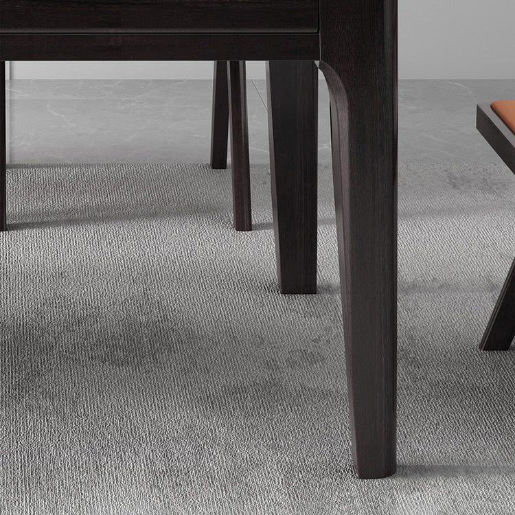 4 Legs Dining Table Sintered Stone Top Table for Home Kitchen Dinner