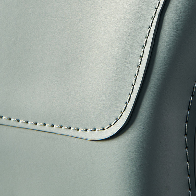 Metal Contemporary Home Side Chair with Leather Legs Matte Finish Dining Chair