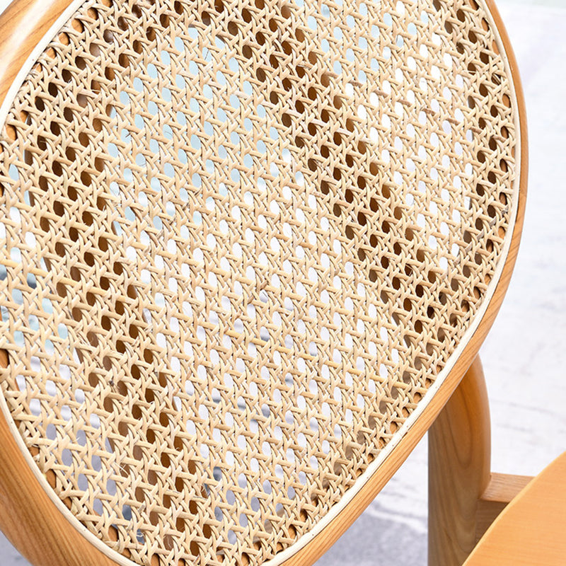 Traditional Style Dining Chair Solid Wood Open Back Dining Side Chair