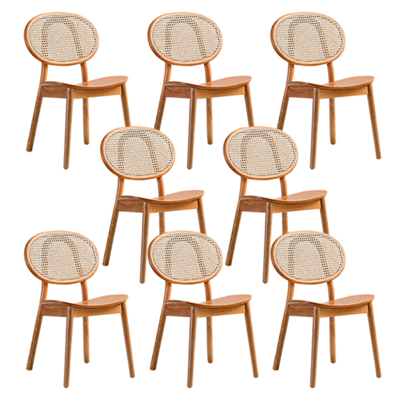 Traditional Style Dining Chair Solid Wood Open Back Dining Side Chair