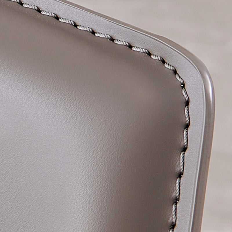 Modern Style Dining Chair Armless Dining Chairs with Metal Legs for Kitchen