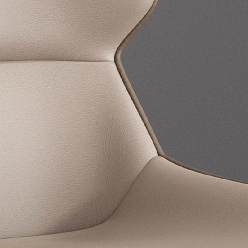 Modern Style Dining Chair Arm Dining Chair with Metal Legs for Kitchen