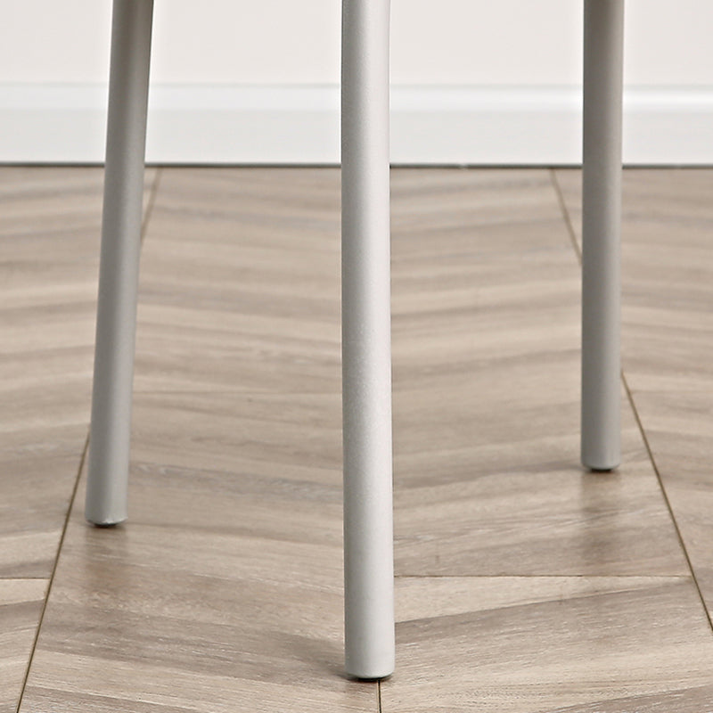 Open Back Dining Side Chair Plastic Side Chair for Kitchen Use