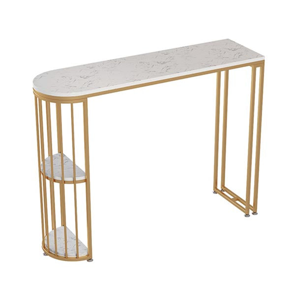 1/3 Pieces Luxurious Irregular Shape Pub Table Set Artificial Marble Top Bar Table Set