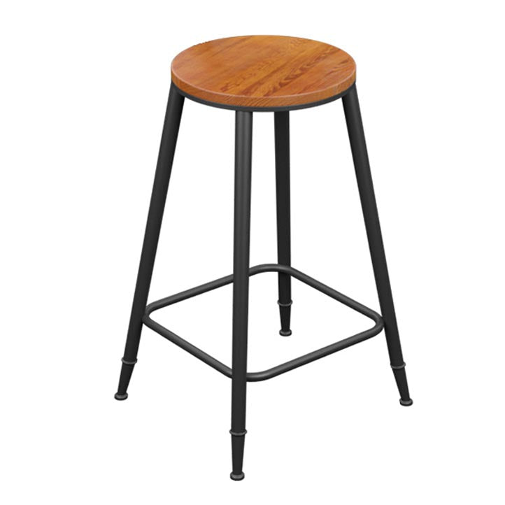 Modern 1/4/6/7 Pieces Bar Table Set Rectangle Wood Counter Table with High Stools for Cafe