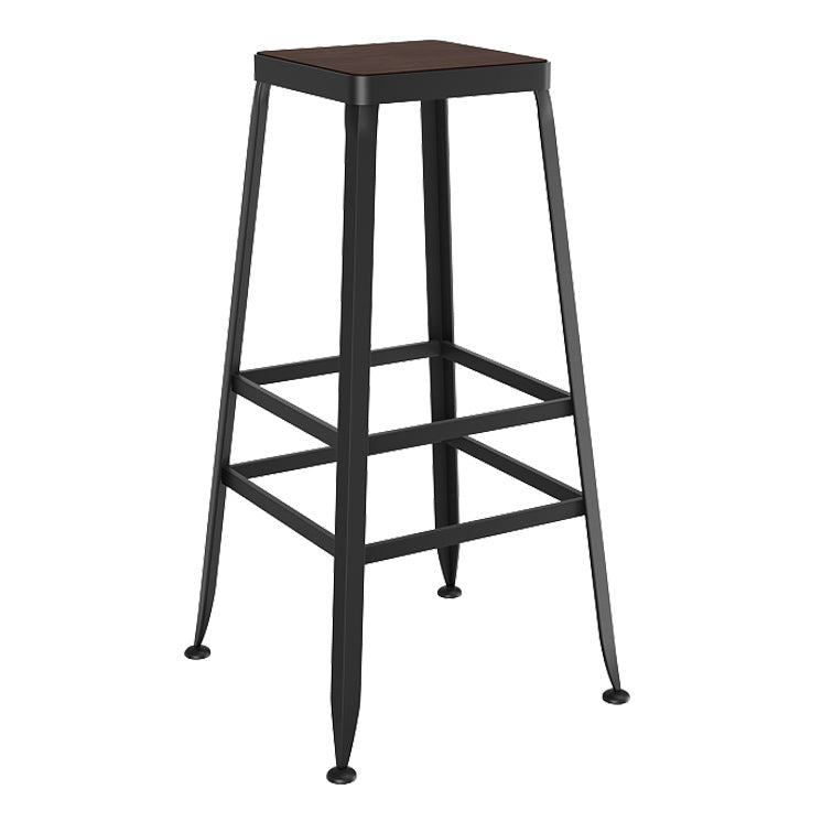 Modern 1/4/6/7 Pieces Bar Table Set Rectangle Wood Counter Table with High Stools for Cafe