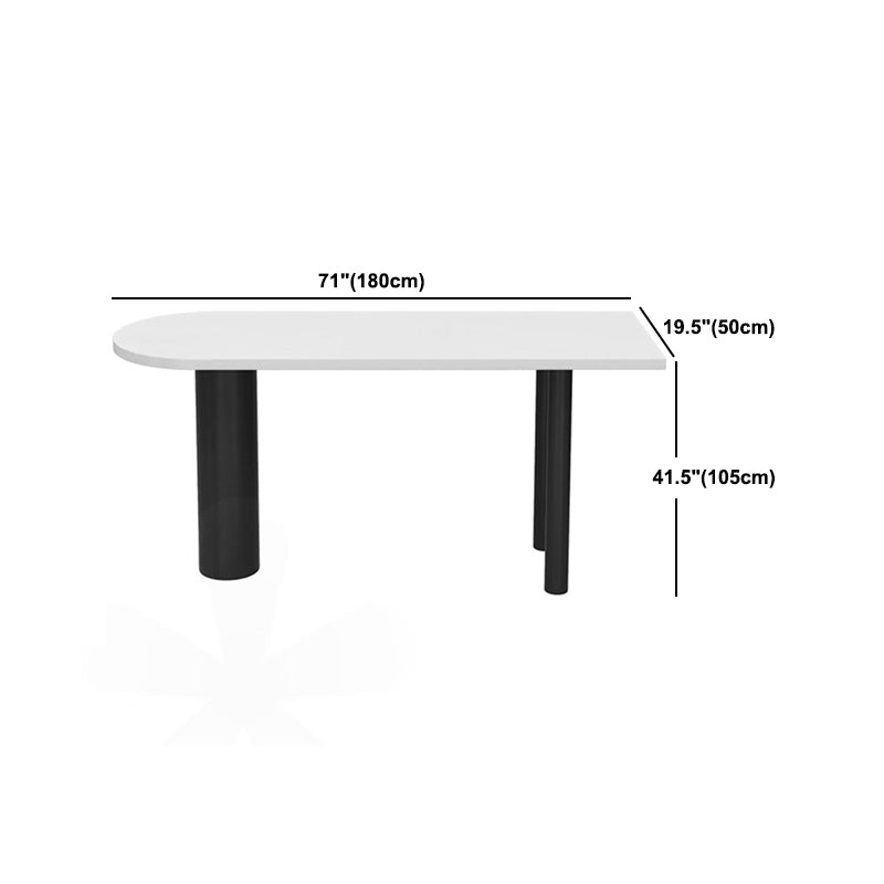 Industrial Wood Bar Table Set 1/3/4 Pcs White Free Form Bar Table with Leather Stools