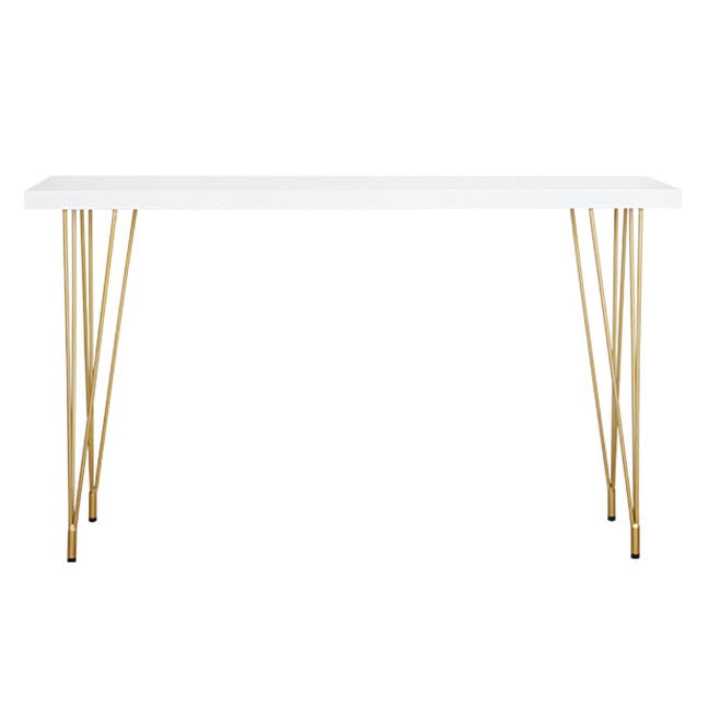 Glam Style 1/2/4 Pieces Faux Marble Bar Table Set Fixed Table Counter Set for Home Use