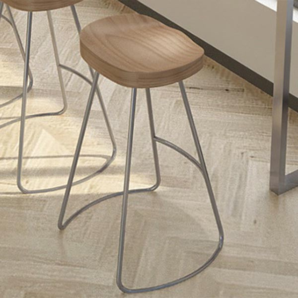 1/5 Pieces Modern Rectangular Pub Table Set Wooden Counter Table with Backless Stools